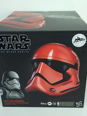 Star Wars Black Series Galaxy's Edge Captain Cardinal Electronic Helmet NEW